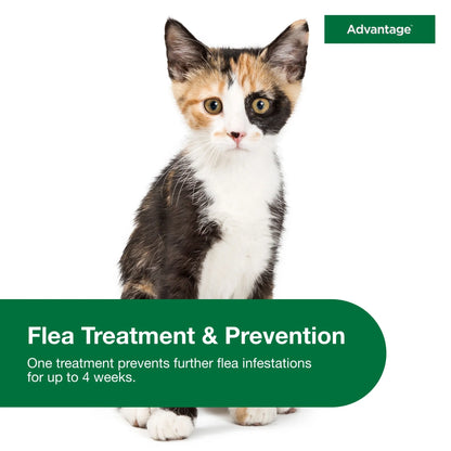 Topical Flea Treatment & Prevention for Small Cats 2-9 Lbs. (2 Count)
